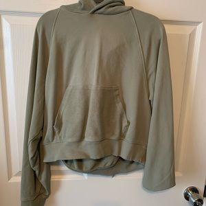 Aerie Luxe Inside Out Cropped Hoodies